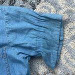 Vintage True Blue Button Down Denim Dress Blue Large Photo 3