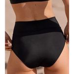 Aerie Brand New  Women's Size Large Black High Waisted Coverage Bikini Bottom Photo 2
