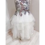 Colors Dress  1961 Floral Embroidered Mermaid Wedding Prom Formal Dress Size 0 Photo 8