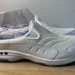 Easy Spirit  TravelTime White Slip-On‎ Mesh Comfort Clogs Womens 8.5W Wide Casual Photo 0