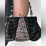 Elegant Black and Multicolor Beaded Women's Bag Photo 7