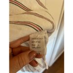 Viola Borghi made in Italy striped lace up tunic coverup White Size L Photo 6