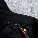 7 For All Mankind Women’s Mid Rise Gwenevere Skinny Jeans Size 23 Black Stretch Photo 4