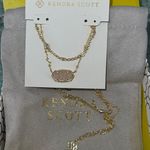 Kendra Scott Elisa Gold Iridescent Drusy Multi Strand Necklace Photo 2