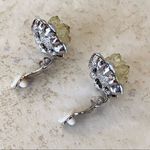 Vintage Aurora Borealis Clip On Earrings Photo 5