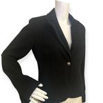 The Fillmore Wool Blend Faux Leather Women’s Coat Black Size M Photo 0