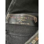 Free People  New Romantics Black Tribal Aztec Print Mini Flared Skirt Photo 2