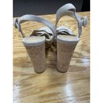 Veronica Beard Platform Heels Women's 9M Ivory Suede Criss Cross Preppy S56 Photo 8