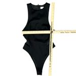 Atoir Black Bianca Racerback Stretchy Scuba Fabric Side Cutouts Bodysuit Sz 2 Photo 2