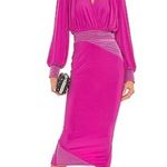 ZHIVAGO Berry Lover Man MIDI Dress Size US 6 NEW NWT Purple Photo 0