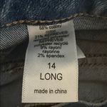 Maurice's M jeans by  Slim Straight Ankle Blue 14L NWT Photo 6