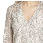 WAYF NWT  Long Bell Sleeve V Neck Lace Shift Dress S Photo 3