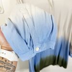 Rachel Comey NEW  X Target Size Large Blue Dip Dye ombré Relaxed Fit Top Blouse Photo 9