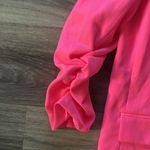Generation Love  Hot Pink Double Breasted Blazer Single Button Ruched Sleeve XXL Photo 6