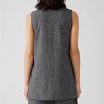 Eileen Fisher  Hemp Organic Cotton Grid Mandarin Collar Shirt Sz 1X Photo 1