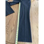 EXPRESS Editor Pants Women's 0R Gray Black Stretch Fabric Low Rise Career Office Photo 9