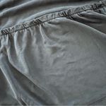 Loft  Sandwashed Black/Dark Gray Ruffle Halter Flounce Dress sz M Photo 4