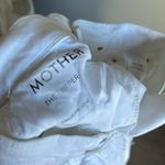 MOTHER THE TRIPPER ALMOST INNOCENT WHITE DISTRESSED CROPPED HIGH RISE JEANS Size 26 Photo 12