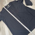 Old Navy  Tunic cotton pintuck mini womens Black (xlarge) boho casual coastal Photo 5