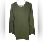 Jane and Delancey  Olive Green Sweatshirt Photo 2