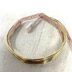 Sterling Silver , gold overlay multi strand cuff, 24.2g Photo 15