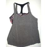 prAna NWT Womens Yoga Pilates Strappy Top Bra New Sway 2 in 1 M Gray Black White Photo 3