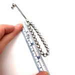 Premier Designs studded statement crystal bracelet adjustable silvertone silver Photo 4