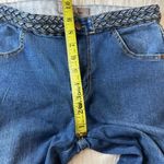 Love Trend Y2K Braided Waist Wide Leg Jeans Size 7 Blue Photo 7