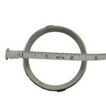 Coach Off White and Silver Bangle Bracelet Photo 4