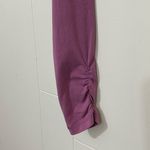 Matilda Jane Pink Mauve Long Sleeve Crop Top Ruched Cotton Spandex~ Size XS Photo 3