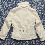 Stylish NILS insulated white ski jacket with custom metal accents Size 10P Photo 3