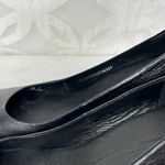 Ecco ‎ Black Leather Block Heel Pumps Women's Size 40 EU Photo 6