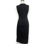 Honeylove M Black Bodycon Midi Dress Sculpting InnerPower Shaping Sexy Cocktail Size M Photo 3
