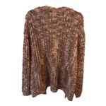 Blu Pepper Sweater Cardigan Pink Open Front Long Speckled Cozy Fuzzy Size Medium Photo 1