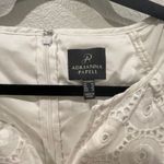 Adrianna Papell Antique White Crochet Lace Mini Dress Photo 2