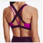 Under Armour  Pink and Black Sports Bra with Supportive Design Photo 1