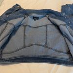 Rue 21 Vintage Y2K  Cropped Stretch Denim Jean Jacket Junior Size Medium Photo 2