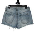 Free People Uptown Rock Denim High Waist Raw Hem Shorts in Camp Waist 28 Photo 5