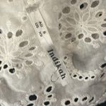 INDIKAH White Eyelet Crop Top Photo 4