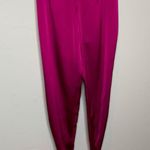 INC  Pink Satin Pants Bow Tie at Ankle Party Pants Sz 4 Photo 3