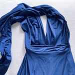 Lulus Lulu’s • Always Stunning Convertible Maxi Dress navy blue multi way bridesmaid Photo 10