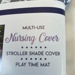 Multi‎ Use Cover Nursing, Scarf Stroller Shade Cover Or Play Time Mat Gray Photo 2
