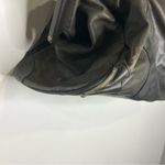 Clava American dark‎ gray leather weekender bag 19” x 12” x 10” trendy vintage Photo 6