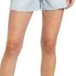 Madewell The Mom Jeans Raw Hem Denim Shorts Size 25 NWT Photo 0