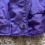 Lavon Vintage 90s  Nylon Windbreaker Track Jacket Vibrant Purple  Large Photo 6