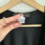 Alex Evenings Vintage 90s Black Velvet Petite Goth Formal Long Drape Shawl Photo 9