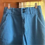 Everlane The Organic Straight-Leg Pant Cropped Blue Double Button NEW Size 4 Photo 2
