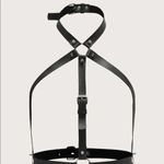Harness Black Chocker Belt O Ring New Photo 1