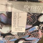 Forever 21 Long sleeve chiffon semi sheer abstract butterfly print top size small Photo 3