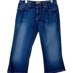 BKE  Capri 9" Mid Rise Jeans Slim Fit Crop Capri Medium Blue Women's Size 29 Photo 0